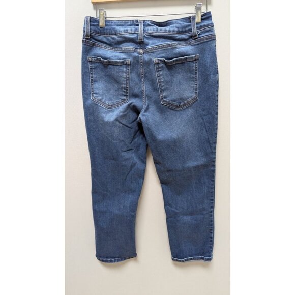 Time and Tru Dark Wash Straight Jeans - Picture 2 of 2